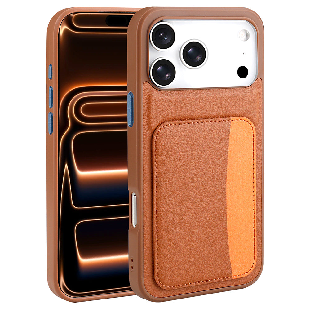 Apple iPhone 17 Pro Max Kılıf Kartlıklı Zore X-Kart Silikon Kapak Lacivert