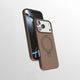 Apple iPhone 17 Pro Max Kılıf M-safe Şarj Özellikli Standlı Zore Samara Kapak Desert Gold