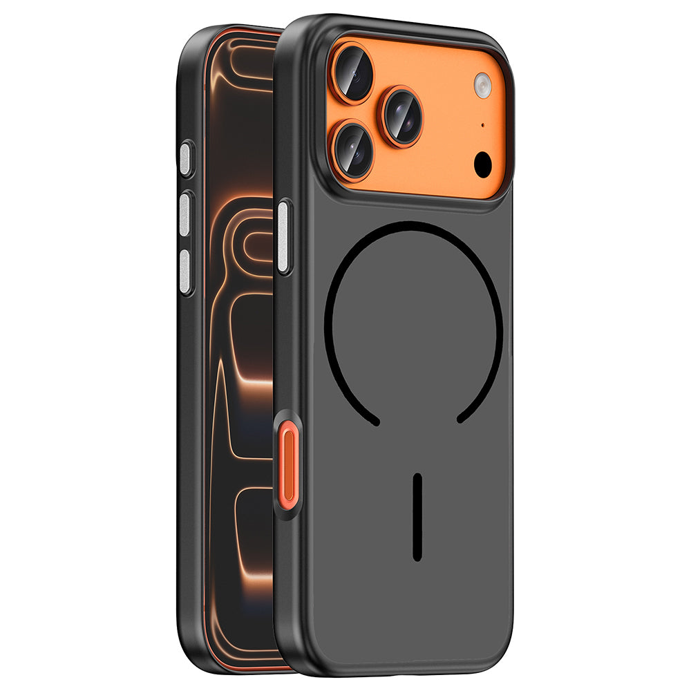 Apple iPhone 17 Pro Max Kılıf M-Safe Şarj Özellikli Zore Lora PC Kapak