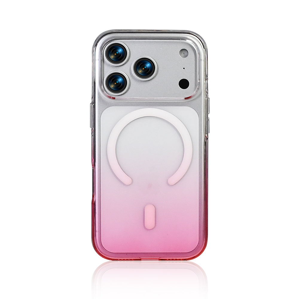 Apple iPhone 17 Pro Max Kılıf M-Safe Şarj Özellikli Zore Septik Silikon Kapak Turuncu