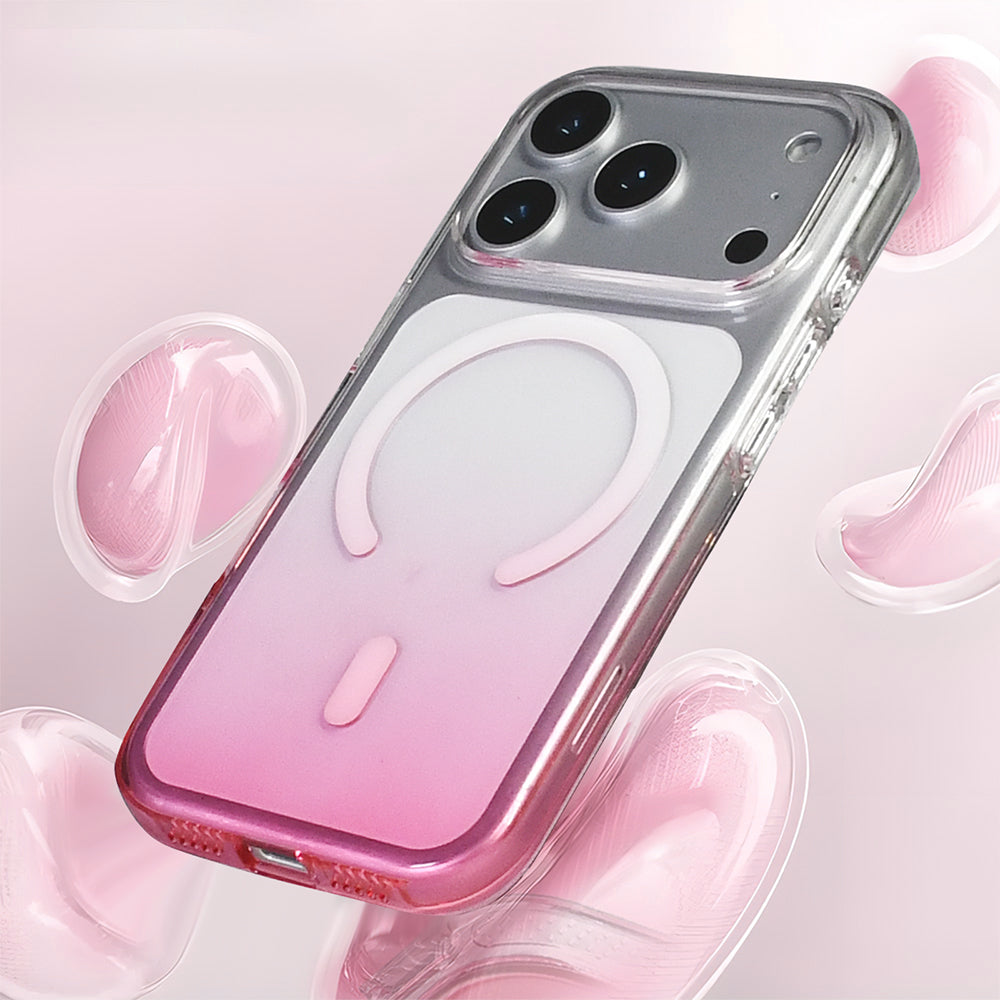 Apple iPhone 17 Pro Max Kılıf M-Safe Şarj Özellikli Zore Septik Silikon Kapak Turuncu