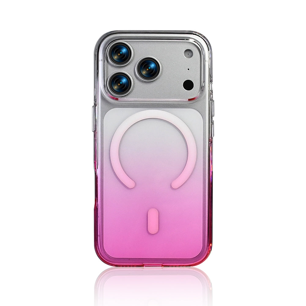 Apple iPhone 17 Pro Max Kılıf M-Safe Şarj Özellikli Zore Septik Silikon Kapak Turuncu