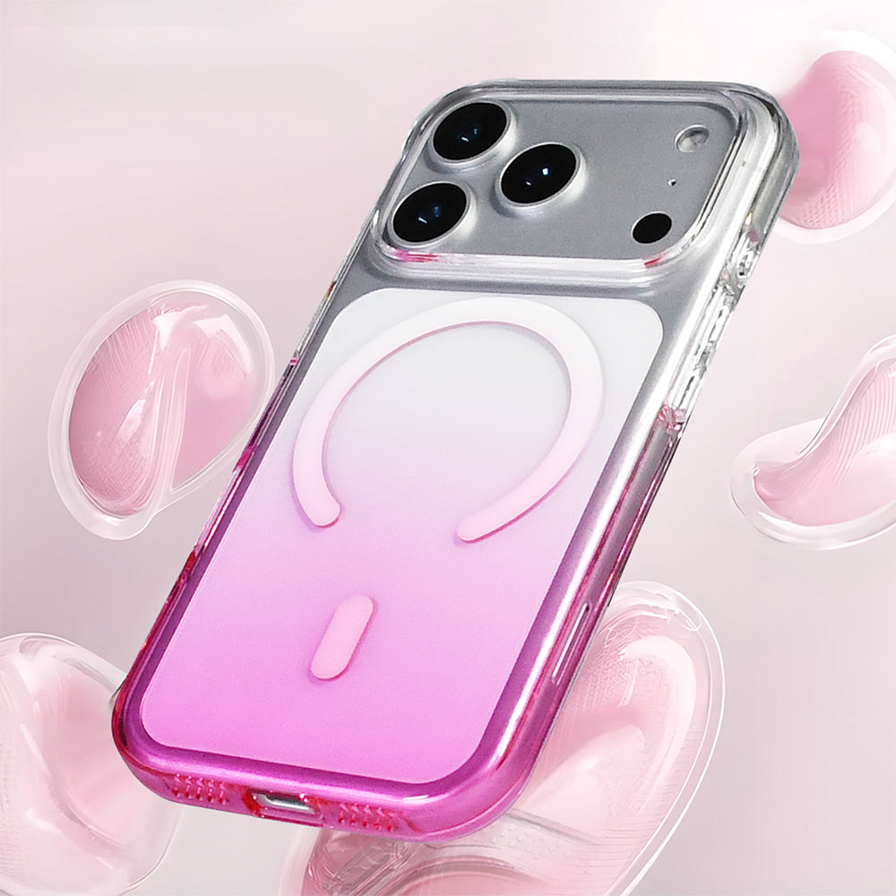 Apple iPhone 17 Pro Max Kılıf M-Safe Şarj Özellikli Zore Septik Silikon Kapak Mor