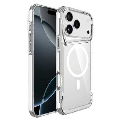 Apple iPhone 17 Pro Max Kılıf Zore M-safe Şarj Özellikli T-Max M-safe Kapak Şeffaf