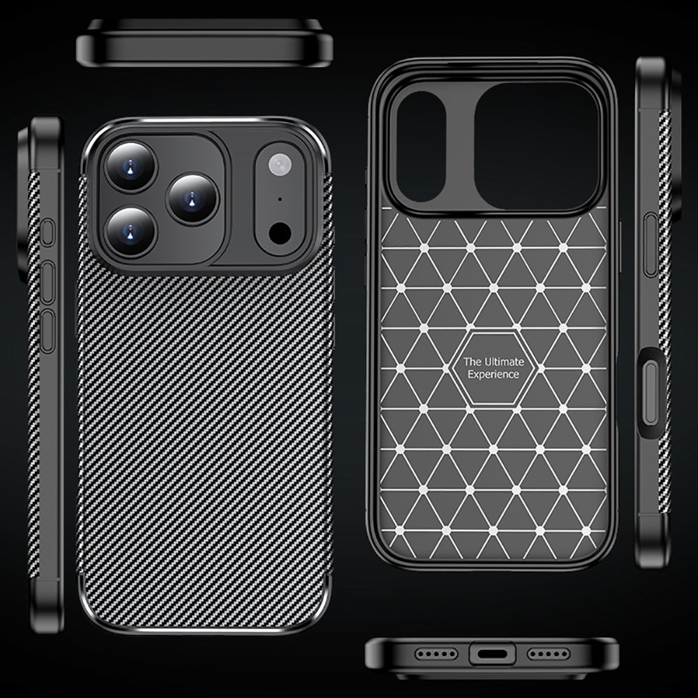 Apple iPhone 17 Pro Max Kılıf Zore Negro Silikon Kapak Siyah