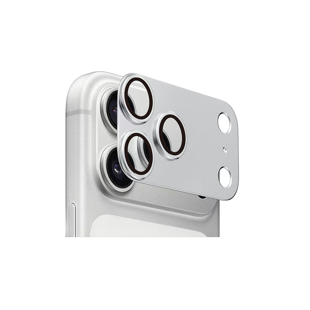 Apple iPhone 17 Pro Max Zore CL-20 Kamera Lens Koruyucu Gümüş