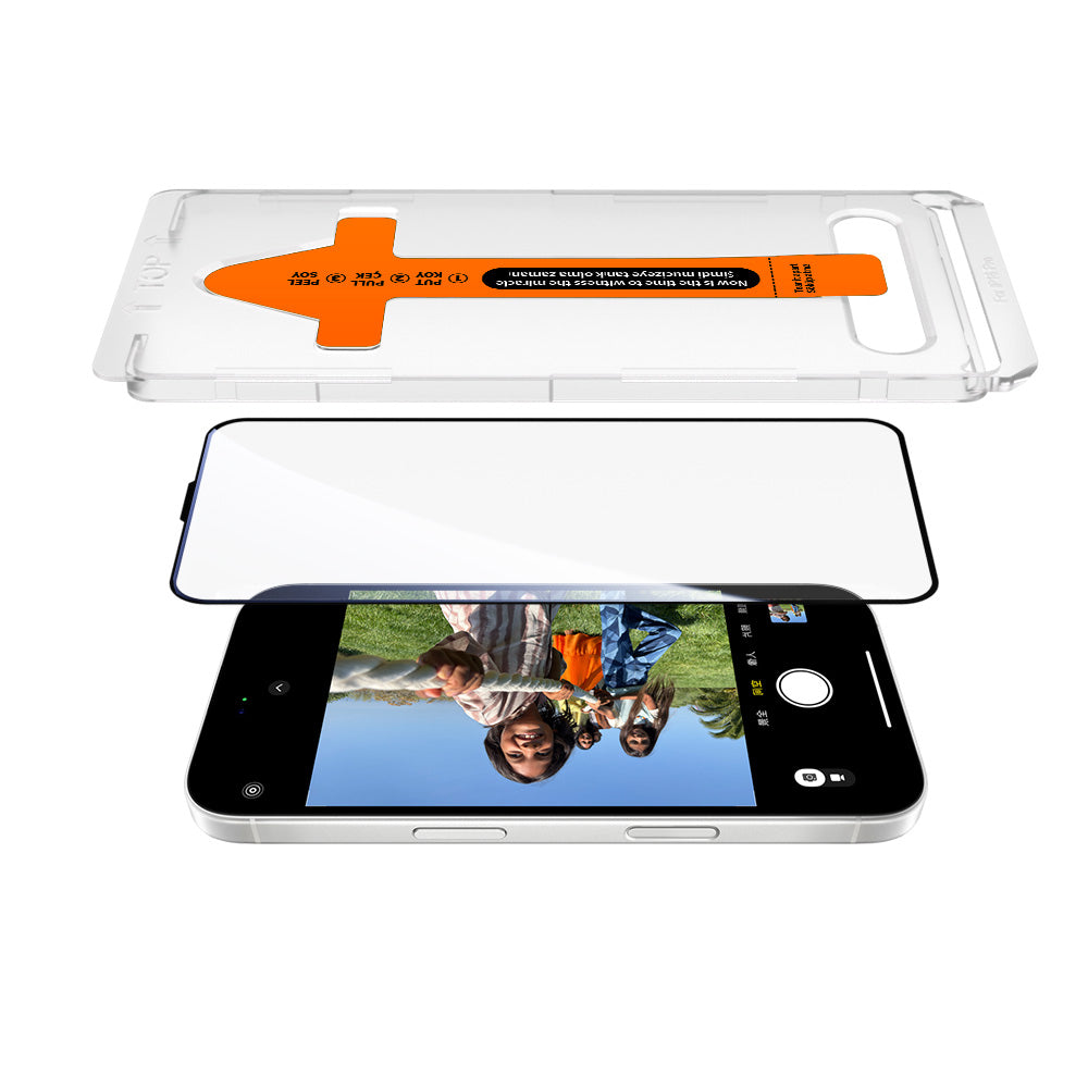 Apple iPhone 17 Pro Zore 2.5D Oliv HD Temperli Cam Ekran Koruyucu + Kolay Uygulama Aparatı Şeffaf