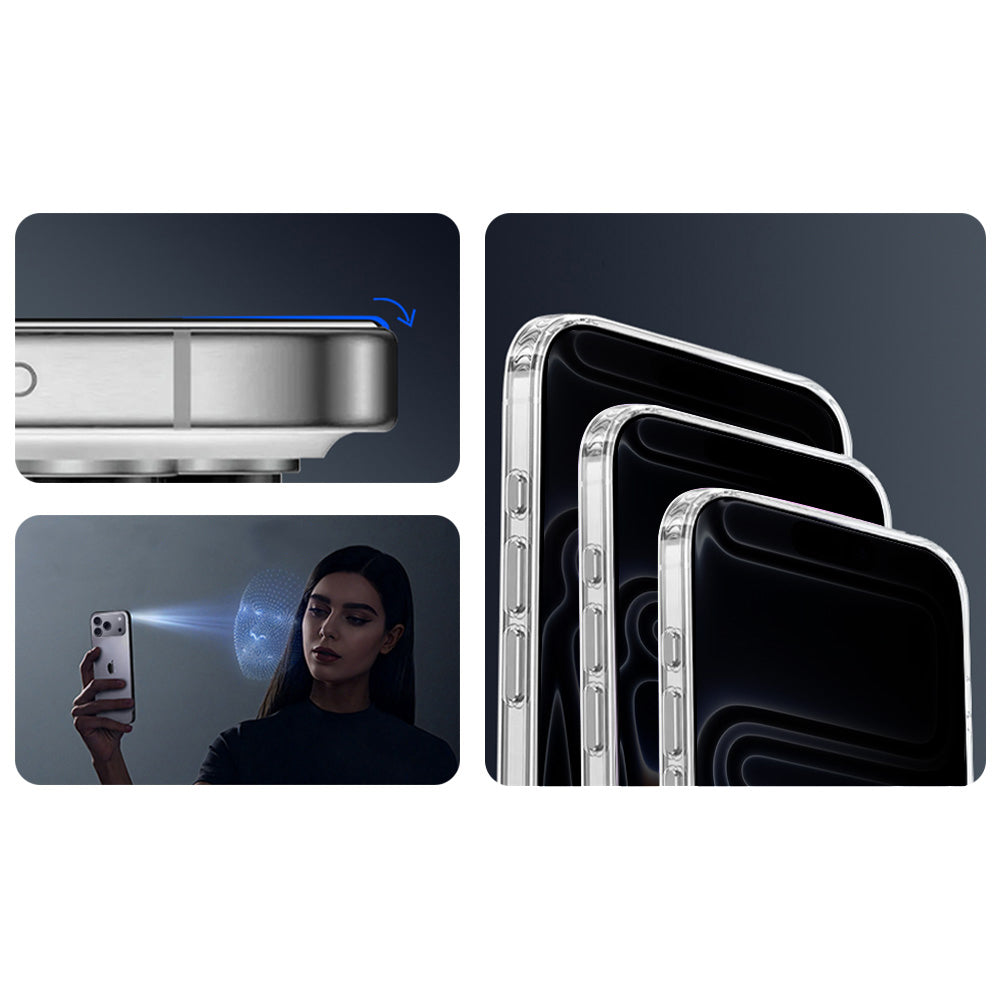 Apple iPhone 17 Pro Zore 2.5D Oliv Privacy Temperli Cam Ekran Koruyucu + Kolay Uygulama Aparatı Siyah