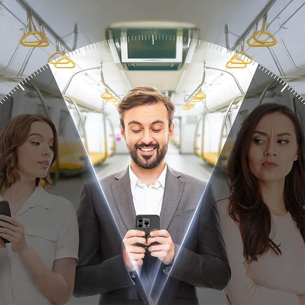 Apple iPhone 17 Zore 2.5D Oliv Privacy Temperli Cam Ekran Koruyucu + Kolay Uygulama Aparatı Siyah