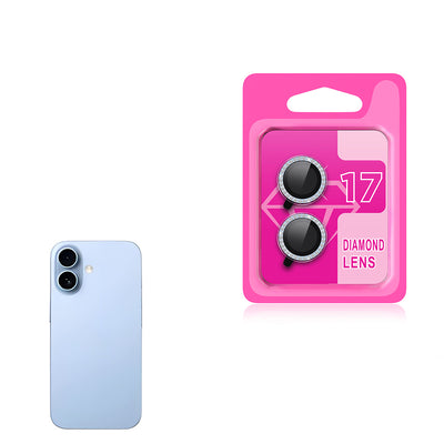 Apple iPhone 17 Zore CL-06 Kamera Lens Koruyucu Gümüş