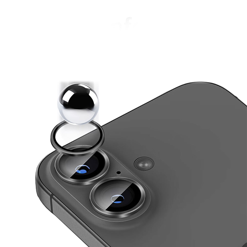 Apple iPhone 17 Zore Mikro Kamera Lens Koruyucu Gümüş