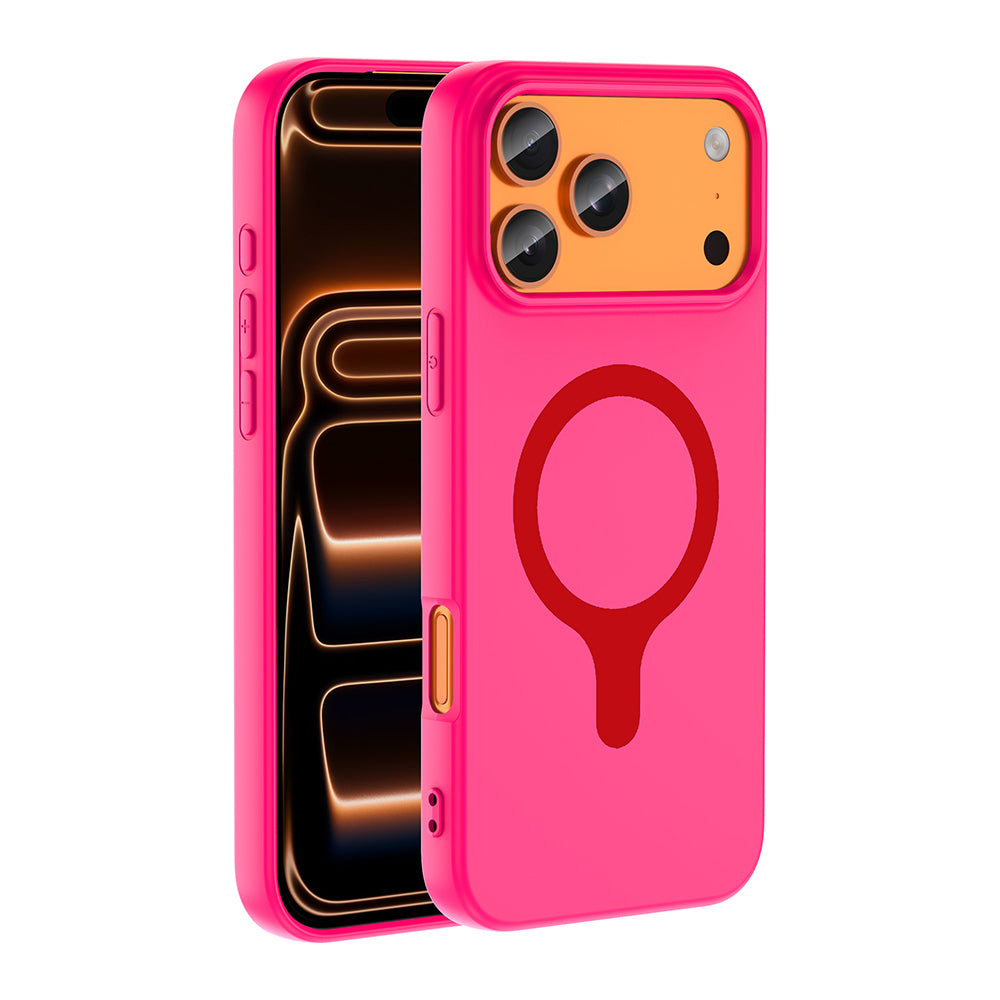 Apple iPhone 18 Pro Kılıf M-Safe Şarj Özellikli Zore Aris Silikon Kapak