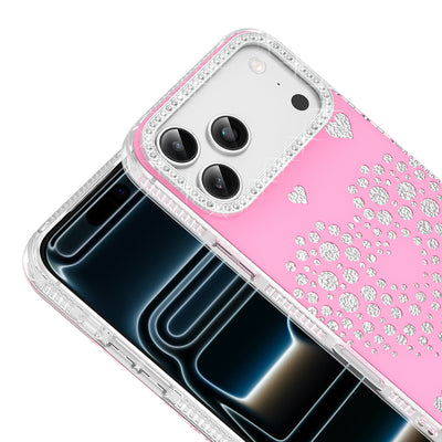 Apple iPhone 18 Pro Max Kılıf Damla Taşlı Zore Rivas Sert PC Kapak
