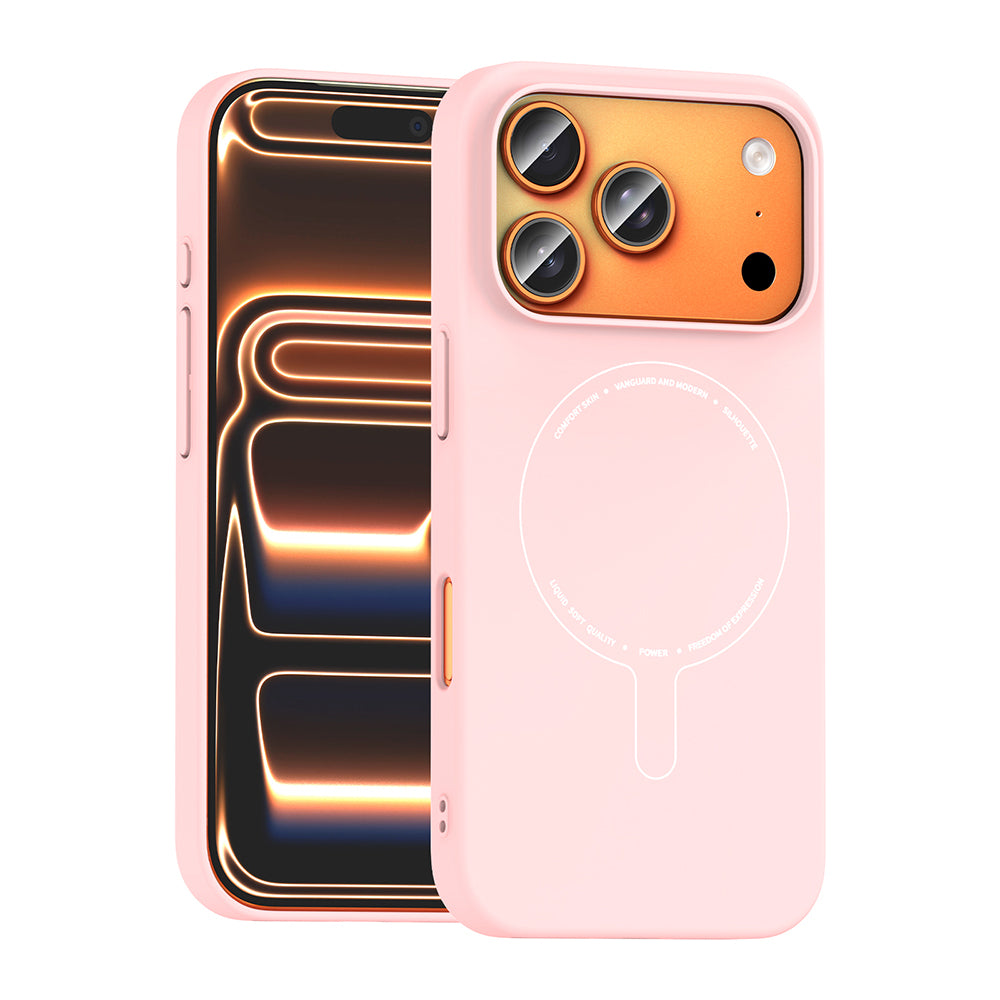 Apple iPhone 18 Pro Max Kılıf M-Safe Şarj Özellikli Kamera Korumalı Zore Elio Sert PC Kapak