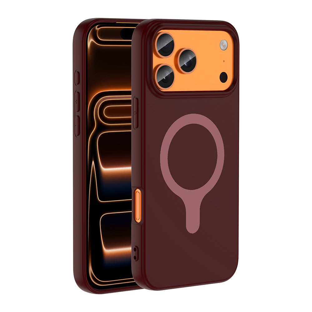 Apple iPhone 18 Pro Max Kılıf M-Safe Şarj Özellikli Zore Aris Silikon Kapak