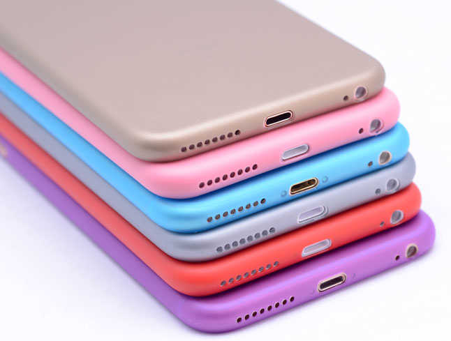 Apple iPhone 5 Kılıf Zore 1.Kalite PP Silikon Mor