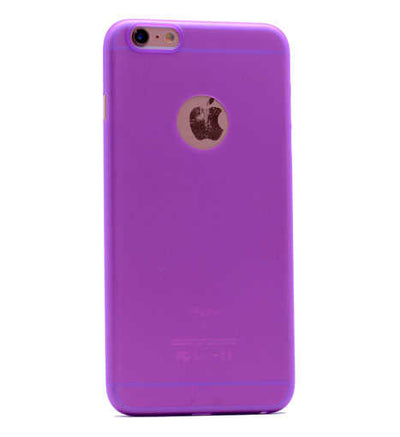 Apple iPhone 5 Kılıf Zore 1.Kalite PP Silikon Mor