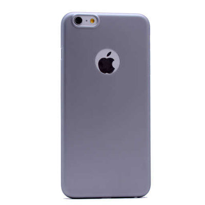 Apple iPhone 5 Kılıf Zore 1.Kalite PP Silikon Gri