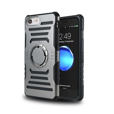 Apple iPhone 5 Kılıf Zore 2 in 1 Kol Bandı Füme
