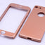 Apple iPhone 5 Kılıf Zore 360 3 Parçalı Rubber Kapak Gri