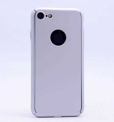 Apple iPhone 5 Kılıf Zore 360 3 Parçalı Rubber Kapak Gri