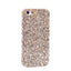 Apple iPhone 5 Kılıf Zore Caselogy Simli Kapak Gold