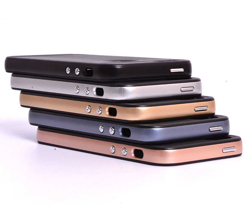 Apple iPhone 5 Kılıf Zore İnce Mono Karbon Silikon Kapak Lacivert