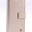 Apple iPhone 5 Kılıf Zore New Delüxe Kapaklı Standlı Kılıf Gold