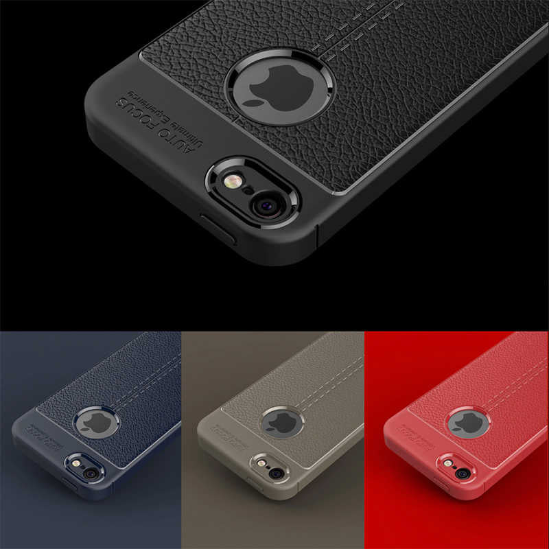 Apple iPhone 5 Kılıf Zore Niss Silikon Kapak Kırmızı