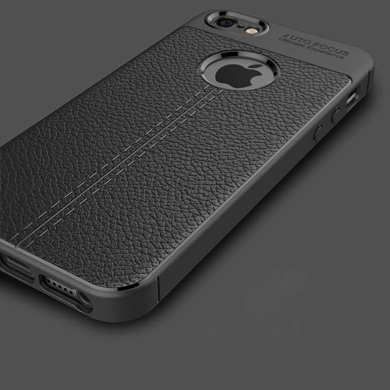 Apple iPhone 5 Kılıf Zore Niss Silikon Kapak Kırmızı