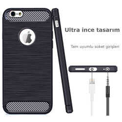 Apple iPhone 5 Kılıf Zore Room Silikon Kapak Siyah