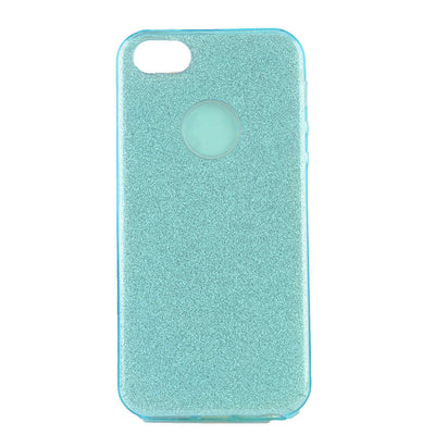 Apple iPhone 5 Kılıf Zore Shining Silikon Yeşil