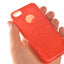Apple iPhone 5 Kılıf Zore Shining Silikon Kırmızı