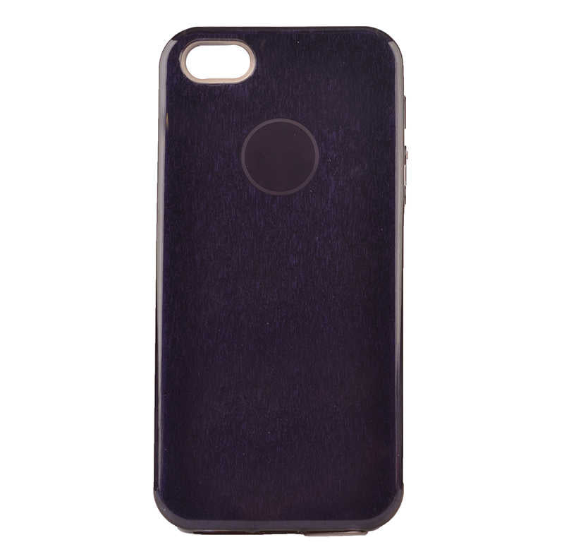 Apple iPhone 5 Kılıf Zore Shining Silikon Siyah