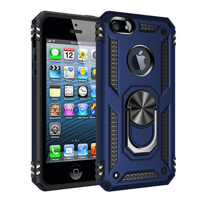 Apple iPhone 5 Kılıf Zore Vega Kapak Kırmızı