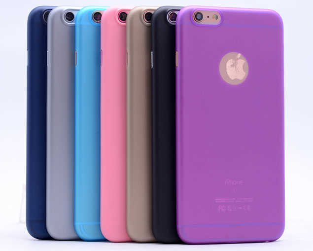 Apple iPhone 6 Kılıf Zore 1.Kalite PP Silikon Mor