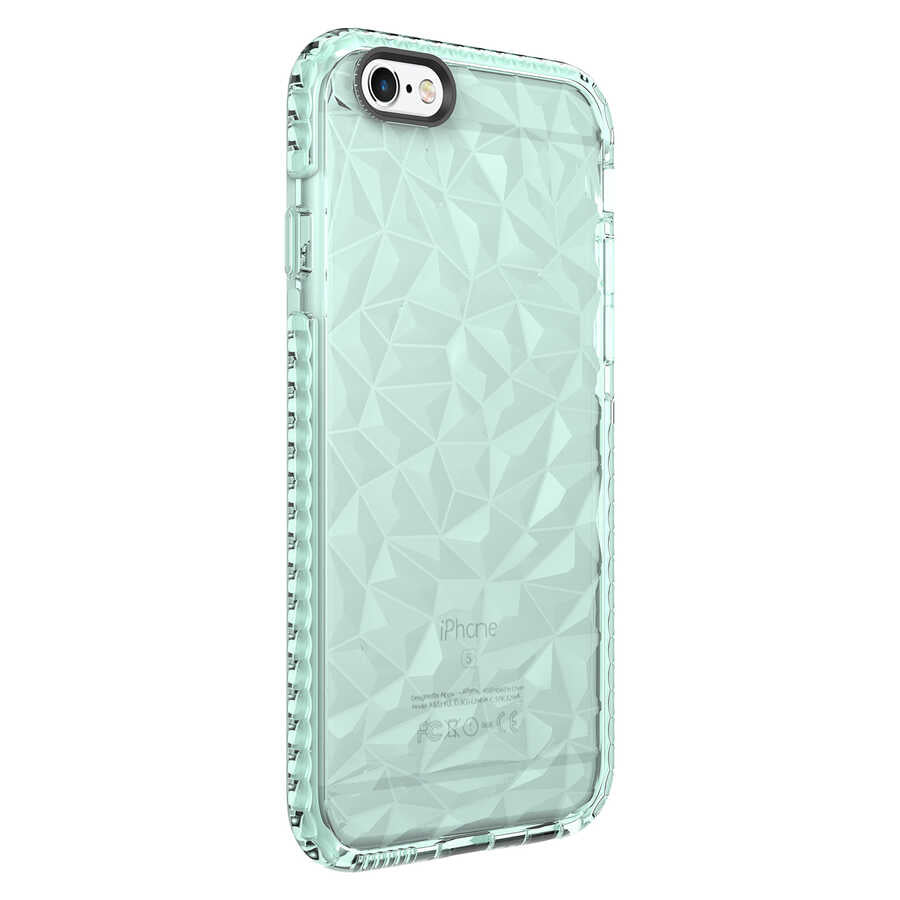 Apple iPhone 6 Kılıf Zore Buzz Kapak Yeşil