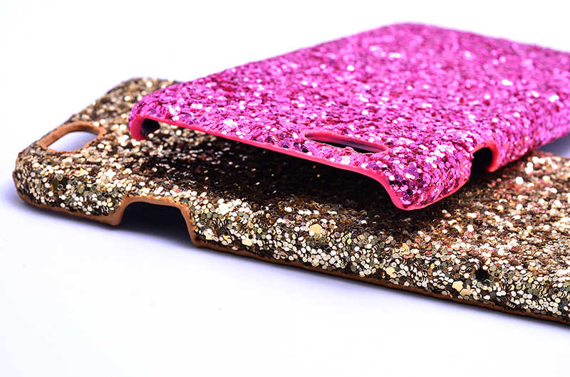 Apple iPhone 6 Kılıf Zore Caselogy Simli Kapak Gold