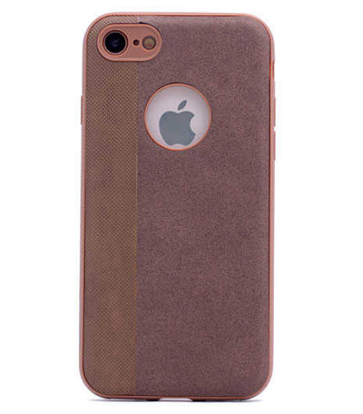Apple iPhone 6 Kılıf Zore City Silikon Kahverengi