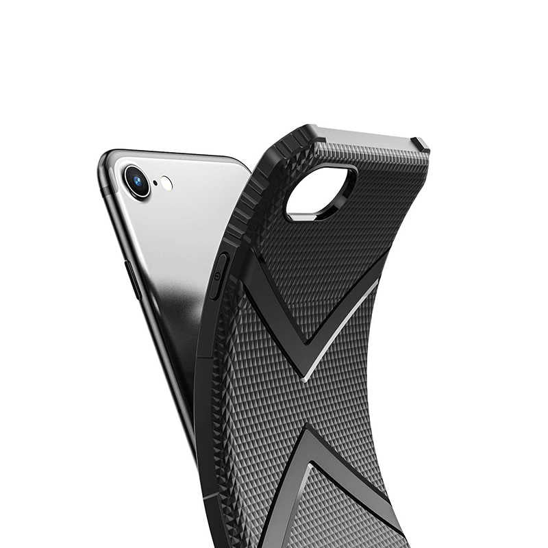 Apple iPhone 6 Kılıf Zore Hank Silikon Koyu Yeşil