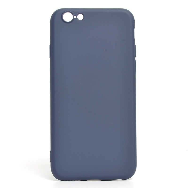 Apple iPhone 6 Kılıf Zore İnci Silikon Lacivert