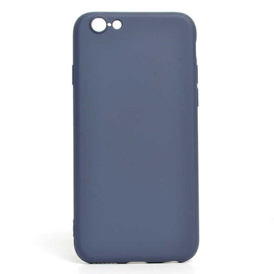 Apple iPhone 6 Kılıf Zore İnci Silikon Lacivert