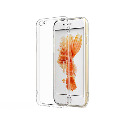 Apple iPhone 6 Kılıf Zore Kamera Korumalı Süper Silikon Kapak Renksiz