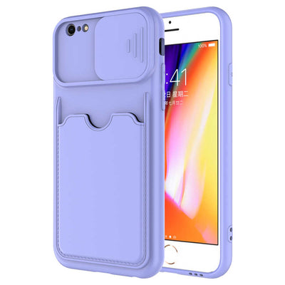 Apple iPhone 6 Kılıf Zore Kartix Kapak Lila