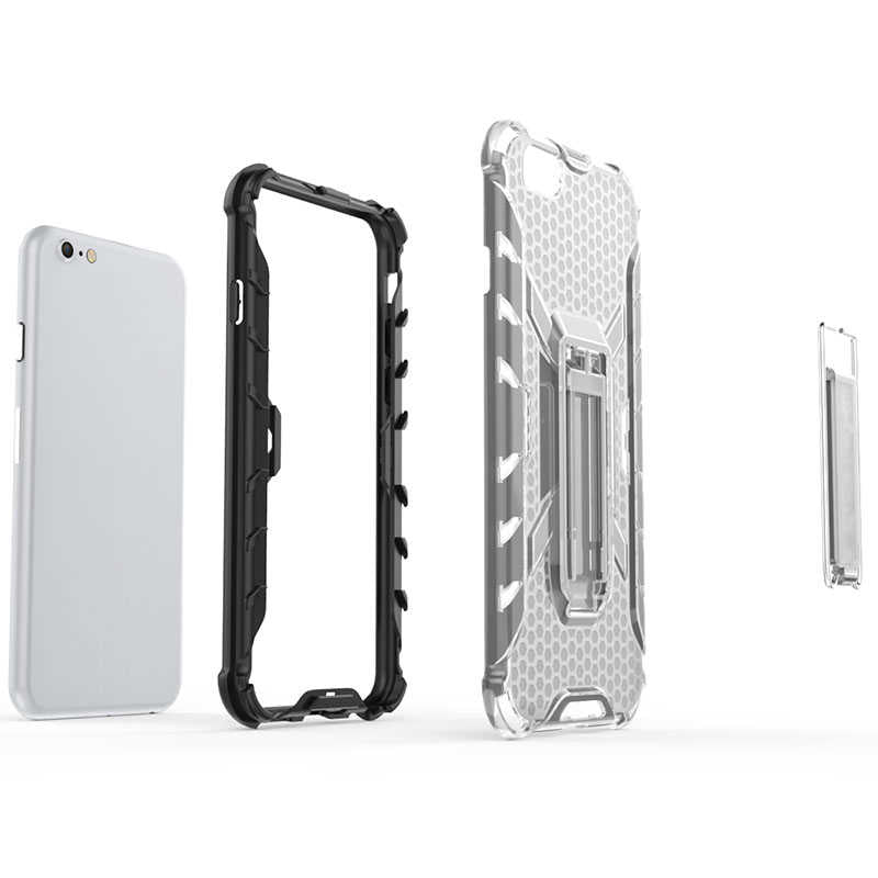 Apple iPhone 6 Kılıf Zore Klik Silikon Renksiz