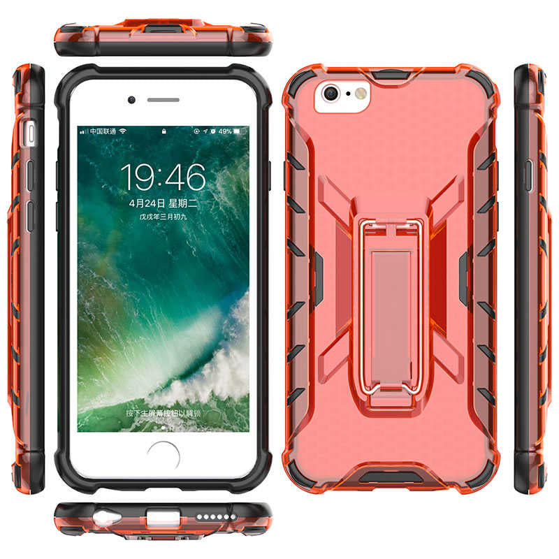 Apple iPhone 6 Kılıf Zore Klik Silikon Renksiz