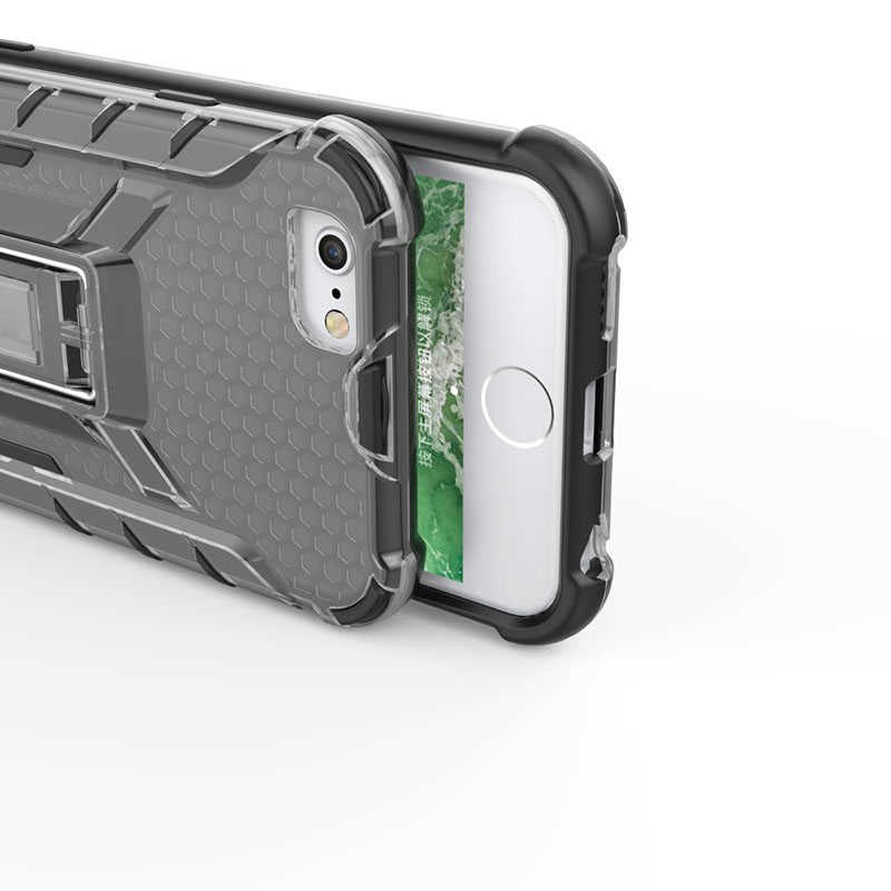 Apple iPhone 6 Kılıf Zore Klik Silikon Renksiz
