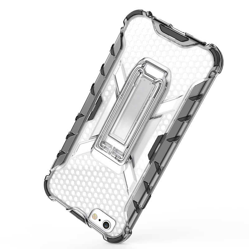 Apple iPhone 6 Kılıf Zore Klik Silikon Renksiz