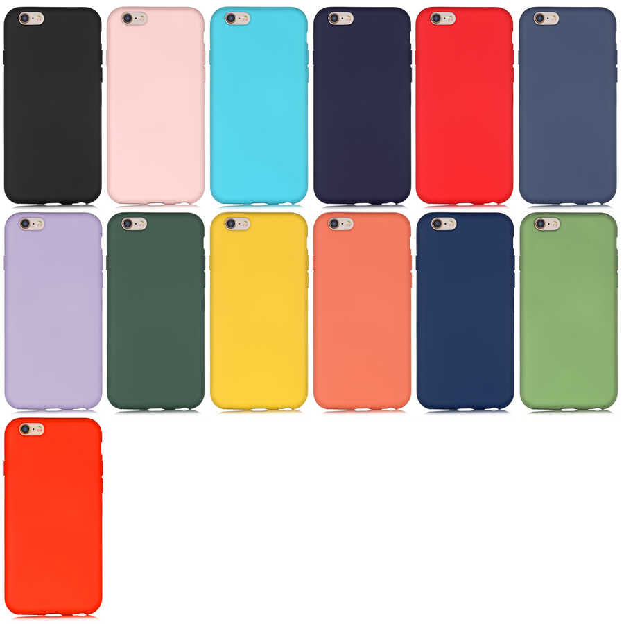 Apple iPhone 6 Kılıf Zore LSR Lansman Kapak Turuncu