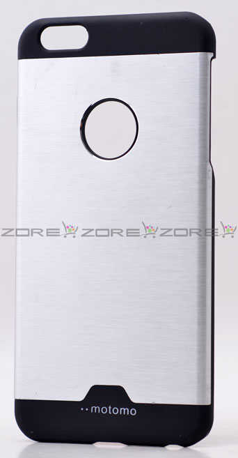 Apple iPhone 6 Kılıf Zore Metal Kapak Kırmızı